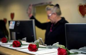 Valentines get quickie marriage licenses at Las Vegas airport.jpg