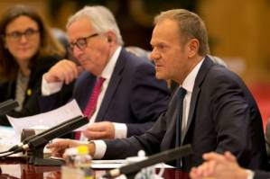 EU urges big powers to avert trade 'conflict and chaos'.jpg