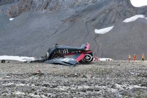 WWII vintage plane crashes into Swiss mountainside, 20 dead.jpg