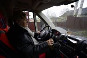 'Angel', 80, drives to aid of poor St Petersburg pensioners.jpg