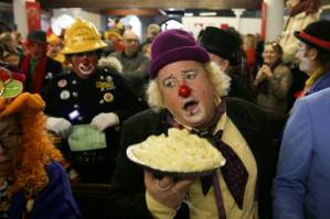 Clowns tramp to east London on annual pilgrimage.jpg