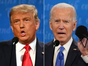 No knockouts at Biden, Trump debate 12 days before vote.jpg