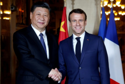 Xi Jinping à Paris, Macron veut modérer les appétits chinois.jpg