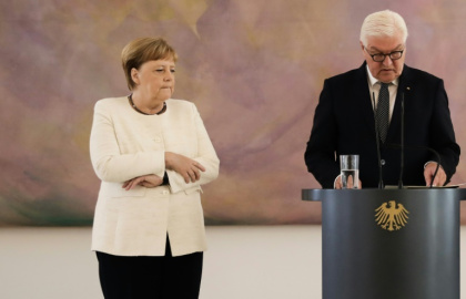 Merkel suscite l'inquiétude après une nouvelle crise de tremblements.jpg