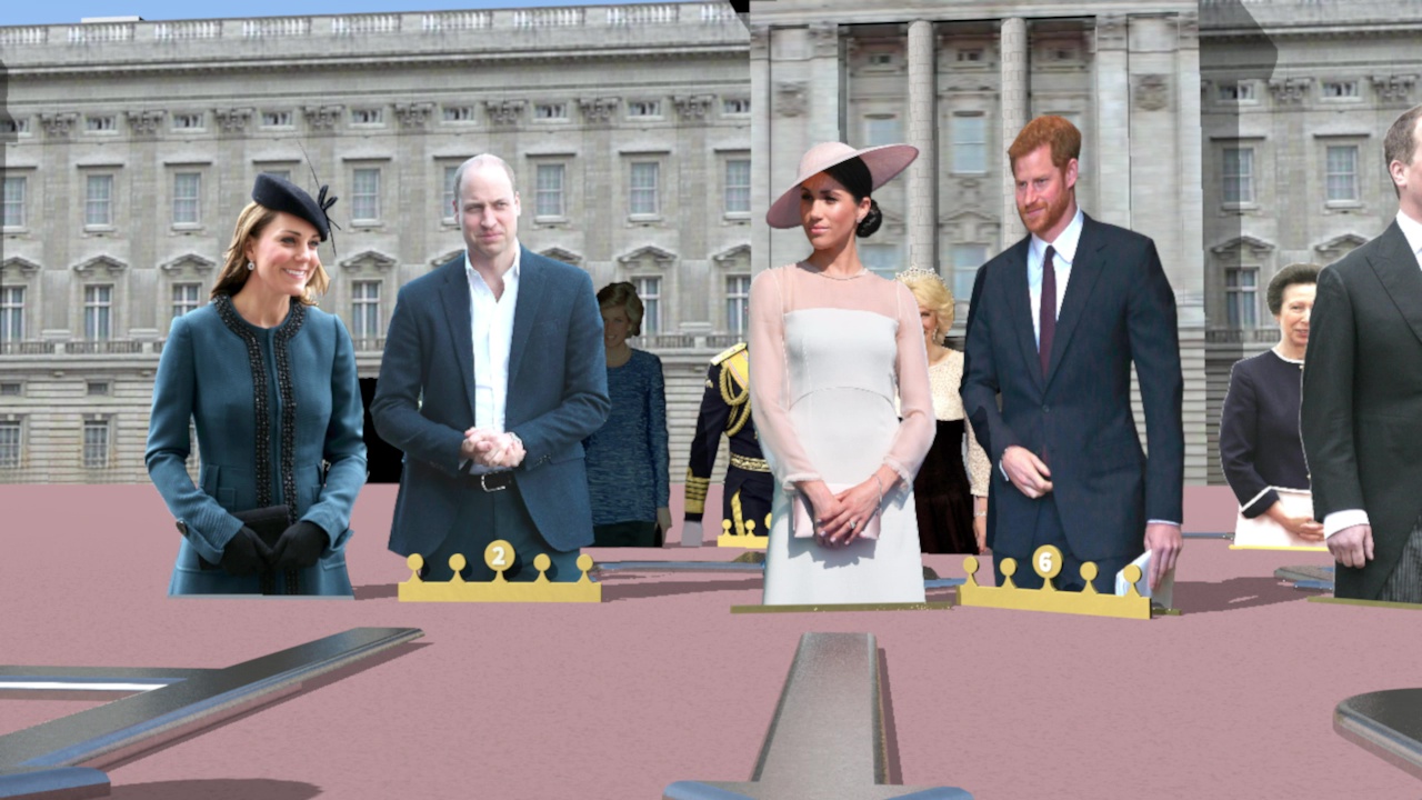 La famille royale britannique