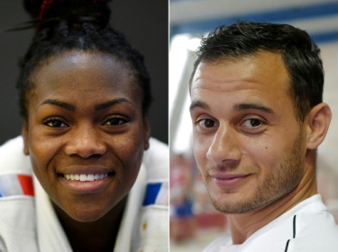 Agbegnenou et Aït Saïd, premier duo mixte élu porte-drapeau des Bleus.jpg