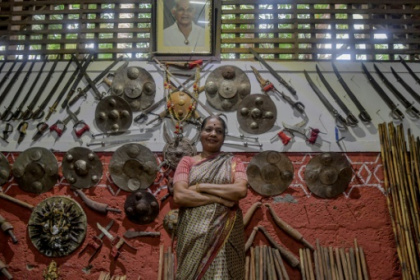 Great-grandmother keeps Indian martial art alive.jpg Great-grandmother keeps Indian martial art alive.jpg