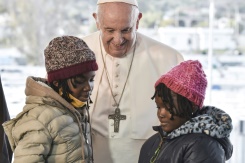 Pope calls neglect of migrants 'shipwreck' on Lesbos visit