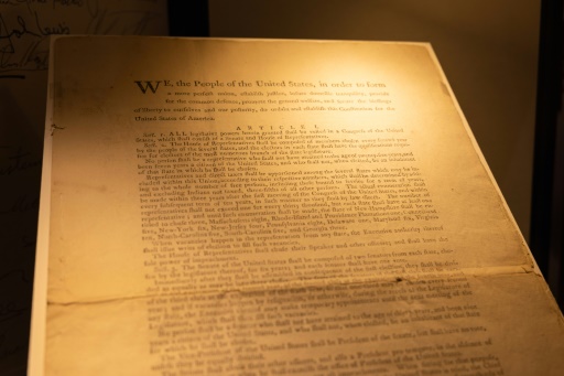 Rare original copy of US constitution auctioned for $43 mn