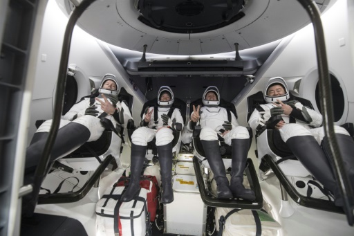 L'astronaute Thomas Pesquet de retour sur Terre