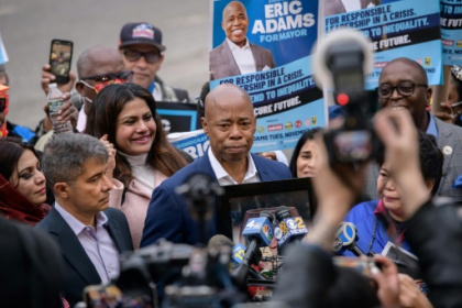 New York elects Black ex-cop Adams as next mayor.jpg New York elects Black ex-cop Adams as next mayor.jpg