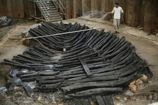 Une mystérieuse épave vieille de 1.300 ans mise au jour près de Bordeaux