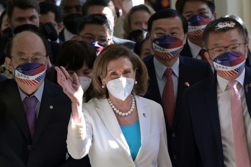 Visite de Pelosi : Taïwan "ne reculera pas" face à la menace chinoise, affirme sa présidente