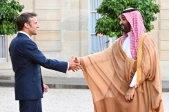 Macron defies anger to welcome Saudi strongman.jpg Macron defies anger to welcome Saudi strongman.jpg