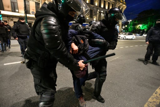 Over 1,300 arrests in Russia anti-mobilisation protests: NGO