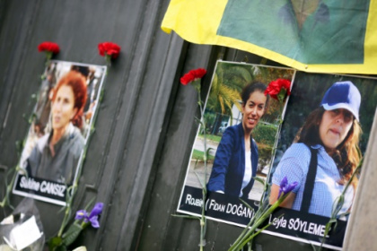 Mystery endures in 2013 Paris murder of Kurd activists.jpg Mystery endures in 2013 Paris murder of Kurd activists.jpg