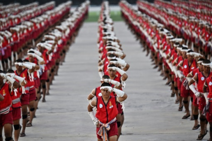 Thai cadets break world record with mass martial arts ritual.jpg Thai cadets break world record with mass martial arts ritual.jpg
