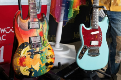 Guitars owned by Clapton, Cobain hit auction block.jpg Guitars owned by Clapton, Cobain hit auction block.jpg