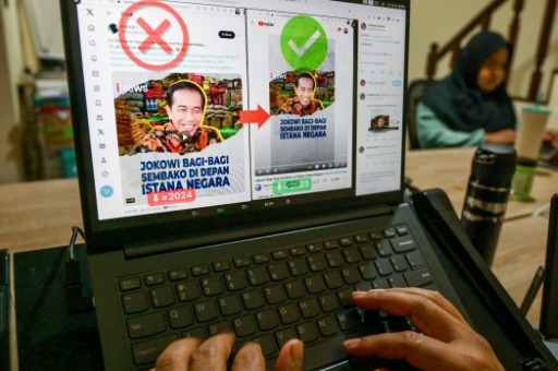 'One-sided war': Indonesians join forces to bust election disinfo