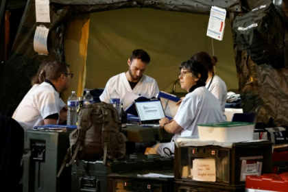 Wounded Gazans get medical care on French hospital ship.jpg Wounded Gazans get medical care on French hospital ship.jpg