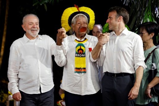 Presidents of Brazil, France announce green investment plan on Amazon visit