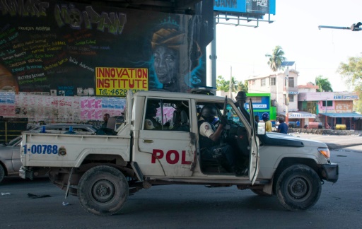 Police station set alight as violence grips troubled Haiti