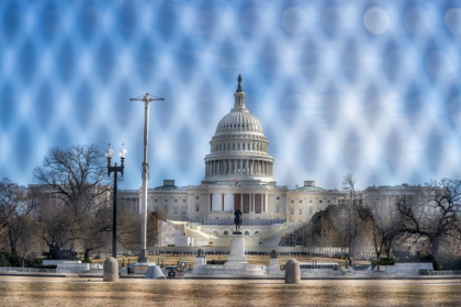 Security fencing has been erected around the US Capitol building ahead of the January 6th, 2025 congressional session to certify results of the 2024 presidential election won by Donald Trump Security fencing has been erected around the US Capitol building ahead of the January 6th, 2025 congressional session to certify results of the 2024 presidential election won by Donald Trump