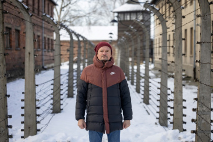 'It's impossible to leave all the history behind and not take it home with you,' says guide Jacek Paluch 'It's impossible to leave all the history behind and not take it home with you,' says guide Jacek Paluch
