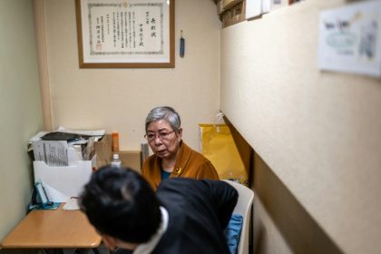 Teruko Nakazawa once intervened in a knife fight between an ex-offender and their mother Teruko Nakazawa once intervened in a knife fight between an ex-offender and their mother