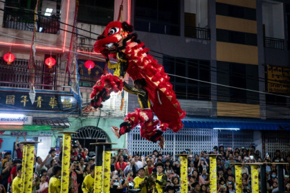 The lion dance is a mainstay of Lunar New Year festivities The lion dance is a mainstay of Lunar New Year festivities
