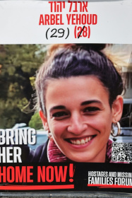 Hamas's failure to include woman civilian Arbel Yehud among the hostages released last weekend prompted Israel to delay the return of displaced Palestinians. Hamas's failure to include woman civilian Arbel Yehud among the hostages released last weekend prompted Israel to delay the return of displaced Palestinians.