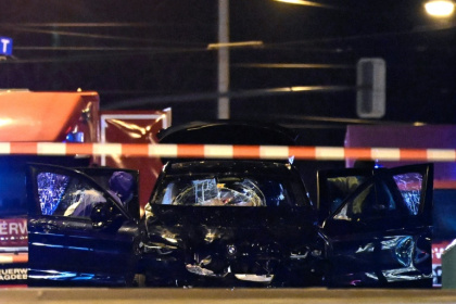A car rammed into a crowd at a Christmas market in Magdeburg on December 21 A car rammed into a crowd at a Christmas market in Magdeburg on December 21