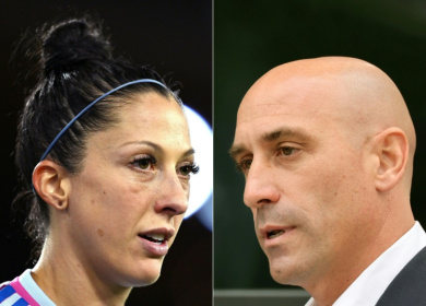 The former president of the Spanish football federation, Luis Rubiales, goes on trial on Monday over his forced kiss of star striker Jenni Hermoso that triggered global outrage The former president of the Spanish football federation, Luis Rubiales, goes on trial on Monday over his forced kiss of star striker Jenni Hermoso that triggered global outrage