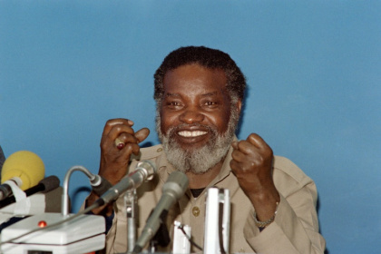 Namibia's founding father Sam Nujoma led the country's independence from South Africa Namibia's founding father Sam Nujoma led the country's independence from South Africa