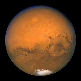 A file photo taken 27 August 2003 by NASA's Hubble Space Telescope shows Mars snapped within minutes of the planet's closest approach to Earth in nearly 60,000 years A file photo taken 27 August 2003 by NASA's Hubble Space Telescope shows Mars snapped within minutes of the planet's closest approach to Earth in nearly 60,000 years