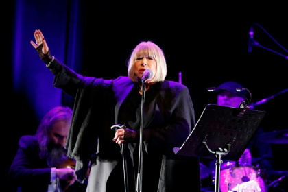 Faithfull performed at the Bataclan concert hall in Paris in 2016 Faithfull performed at the Bataclan concert hall in Paris in 2016