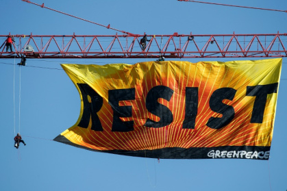 Greenpeace has vowed to continue its environmental work despite the ruling Greenpeace has vowed to continue its environmental work despite the ruling