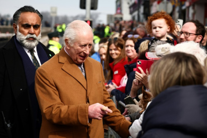 King Charles met well wishers on a visit to Northern Ireland last week King Charles met well wishers on a visit to Northern Ireland last week