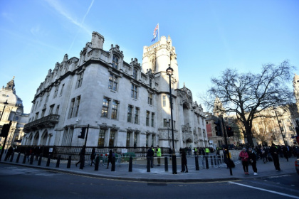 Britain's Supreme Court is situated on Parliament Square in London Britain's Supreme Court is situated on Parliament Square in London