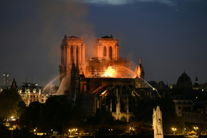 A devastating fire broke out at the Gothic masterpiece on April 15, 2019 A devastating fire broke out at the Gothic masterpiece on April 15, 2019