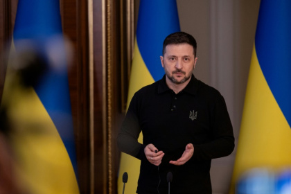 Pope Francis 'prayed for peace in Ukraine,' President Volodymyr Zelensky said Pope Francis 'prayed for peace in Ukraine,' President Volodymyr Zelensky said