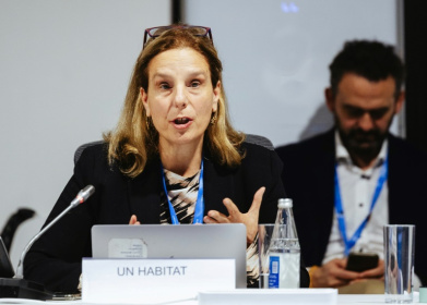 Eleni Myrivili, Global Chief Heat Officer for UN-Habitat, said cities are 'the Ground Zero of heat' due to their dire impacts on vulnerable populations - HANDOUT (AFP) Eleni Myrivili, Global Chief Heat Officer for UN-Habitat, said cities are 'the Ground Zero of heat' due to their dire impacts on vulnerable populations - HANDOUT (AFP)