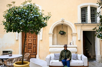 Georgiana Viou's Rouge restaurant in Nimes, southern France, was awarded a Michelin star in 2023 - GABRIEL BOUYS (AFP) Georgiana Viou's Rouge restaurant in Nimes, southern France, was awarded a Michelin star in 2023 - GABRIEL BOUYS (AFP)