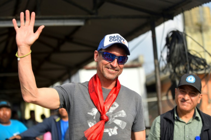 British mountaineer Kenton Cool (L) first climbed Everest in 2004 and has since had an expedition almost every year - NISHA BHANDARI (AFP) British mountaineer Kenton Cool (L) first climbed Everest in 2004 and has since had an expedition almost every year - NISHA BHANDARI (AFP)