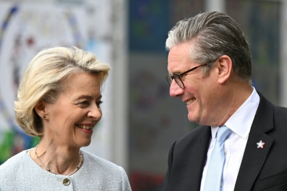 Starmer will sit down with Ursula von der Leyen and other top EU officials - Leon Neal (AFP) Starmer will sit down with Ursula von der Leyen and other top EU officials - Leon Neal (AFP)