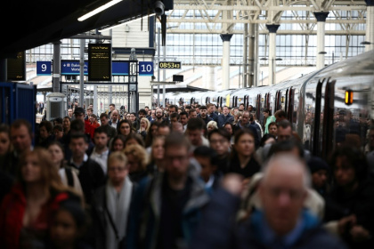 The renationalisation of South Western Railway, which notably serves London Waterloo station, means a third of journeys in Britain are now on publicly owned services - HENRY NICHOLLS (AFP) The renationalisation of South Western Railway, which notably serves London Waterloo station, means a third of journeys in Britain are now on publicly owned services - HENRY NICHOLLS (AFP)