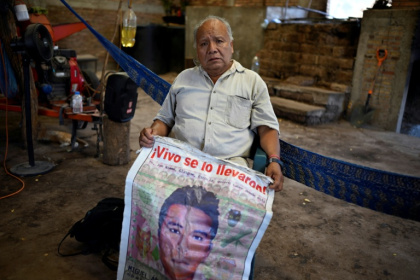 "There is still no justice," says Estanislao Mendoza, whose son Miguel Angel has been missing for a decade - Alfredo ESTRELLA (AFP) "There is still no justice," says Estanislao Mendoza, whose son Miguel Angel has been missing for a decade - Alfredo ESTRELLA (AFP)