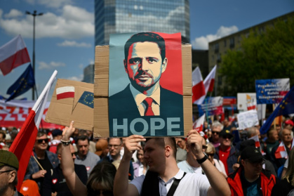 Mayor of Warsaw Rafal Trzaskowski is backed by Poland's ruling centrists - Sergei GAPON (AFP) Mayor of Warsaw Rafal Trzaskowski is backed by Poland's ruling centrists - Sergei GAPON (AFP)