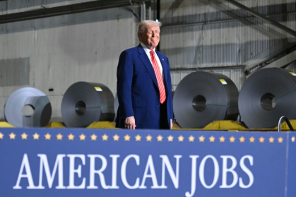 The global economic outlook 'is becoming increasingly challenging' following Trump's tariff blitz, the OCED warns - SAUL LOEB (AFP) The global economic outlook 'is becoming increasingly challenging' following Trump's tariff blitz, the OCED warns - SAUL LOEB (AFP)