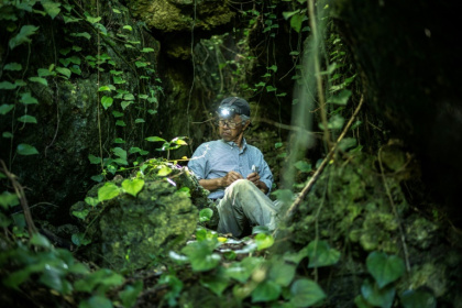 Takamatsu Gushiken has searched for WWII war dead for more than four decades in the Okinawan jungle - Philip FONG (AFP) Takamatsu Gushiken has searched for WWII war dead for more than four decades in the Okinawan jungle - Philip FONG (AFP)